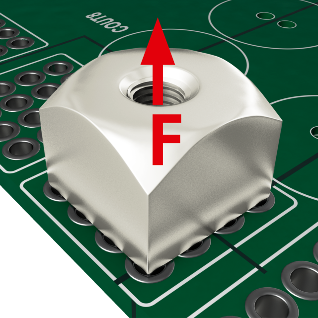 WPBUTR REDCUBE PRESSFIT with internal thread, tworows